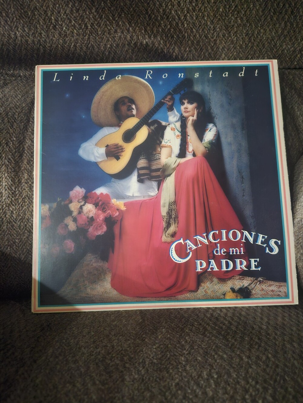 Linda Ronstadt - Canciones de Mi Padre (Album Cover) LP vinyl Record